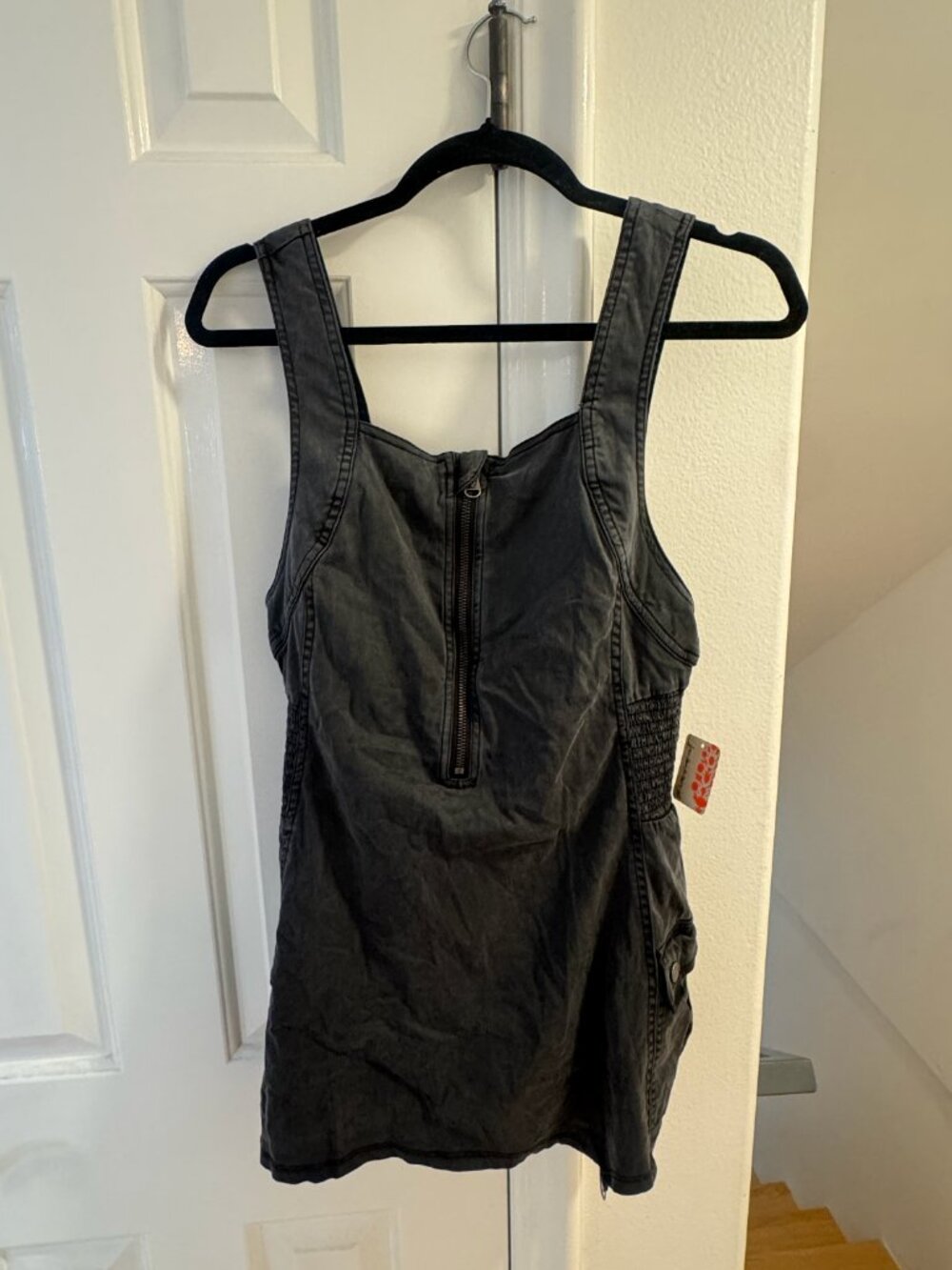 FP Movement NWT Black Charcoal Elastic activewear dress Size XS